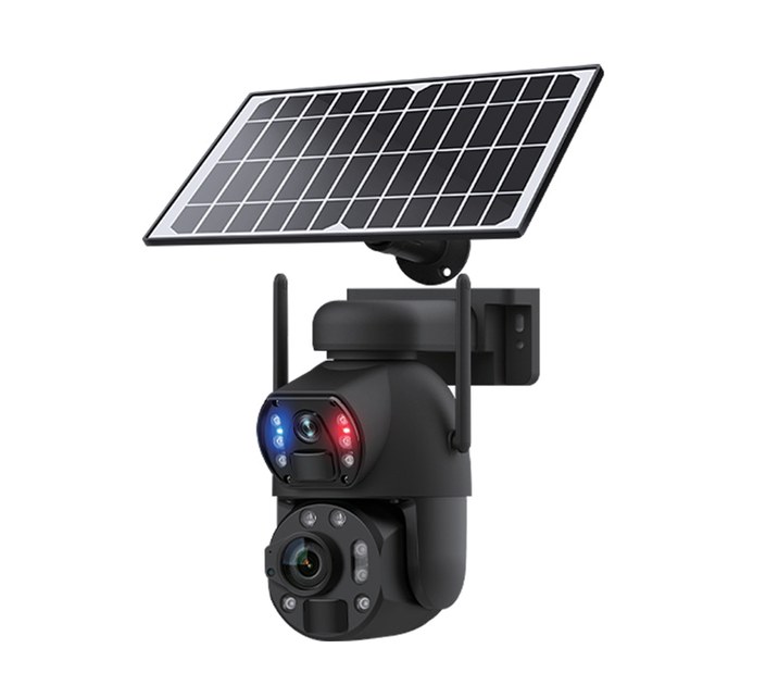 Q593 camera and solar panel